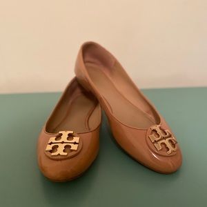 Tory Burch Claire patent leather ballet flats